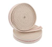 TOYANDONA 2rouleaux Mèche Coton Plat Pure pour Lampes à Huile Lampes Tempête Kérosène Remplacement Durable Et Facile à Installer par Paquet