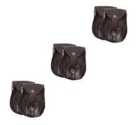 TOYANDONA 3 Ensembles Banane De Sport De Plein Air Support pour Courir Mince en Cours D'exécution De Rangement À La Taille Ceinture De Course pour Téléphone Peau Noir 2 Pièces * 3