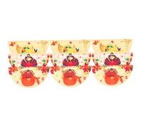 TOYANDONA 3 ensembles Bannière De Thanksgiving Fanion Drapeau En Tissu Guirlande Plissée Décorations D'Automne Fête Thanksgiving Bannière De Jardin Accessoire 3 pièces * 3