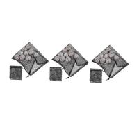 TOYANDONA 3 Ensembles en Maille À Cordon De Serrage À Balles De Lavage en Maille À Linge en Filet De Plage Filtrant pour Pompe D'Étang en 3 pièces * 3