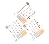 TOYANDONA 3 Ensembles Kit Batterie Fruit DIY Scientifique Énergie Expérience Électrique Métal pour Élèves Apprentissage Mains et Imagination Stimulation Curiosité