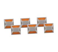 TOYANDONA 3 Ensembles Marqueurs Routiers Aluminium Réfléchissants pour Signalisation Urgence Accessoires Routiers Résistants Et 2 Pièces * 3