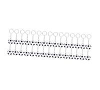 TOYANDONA 3 Ensembles Porte-clés Football Faire La Fête Anneau À Thème En Mais Fête De Football Portefeuille Keychains Soccer Mini Porte-clés De Football Mignon Plastique 10 Pièces * 3