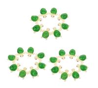 TOYANDONA 3 Ensembles Poupée Simulée De Petite Tortue Artificiel pour Réservoir Décorations Faux Mignon Décoration Artisanale d'animaux Marins Réalistes Accessoires Mer Résine 8 Pièces * 3