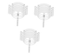 TOYANDONA 3 Ensembles Support De Baseball Transparent Lot de Présentoir De Table pour Baseball Softball Golf Rangement Multifonctionnel Durable 5 Pièces * 3