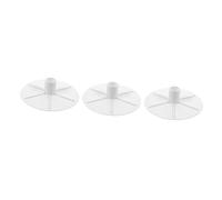 TOYANDONA 3 Pièces Adaptateur de Skimmer de Piscine Plaque de Couvercle Écumoire Accessoire pour Systèmes de Skimmer Compatible avec Piscines Creusées Couleur Blanche et Durable