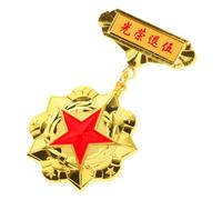 TOYANDONA 3 Pièces badge en métal insigne du jour du souvenir broches de épinglette du jour du souvenir insigne commémoratif insigne de rassemblement de soldat revers à revers alliage