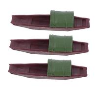 TOYANDONA 3 Pièces Bateau Flottant Décoratif pour Aquarium et Jardin Bonsai Figurine de Bateau de Rétro Modèle et Stable pour Décoration de Bureau et Paysage