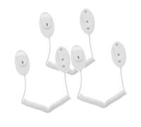 TOYANDONA 3 pièces Câble Rétractable Antivol Télécommande avec Crochet Autocollant Plastique Attache Sécurisée pour Téléphone et Tablette Installation Facile et Usage Pratique