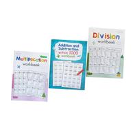 TOYANDONA 3 pièces Cahier Exercices Maths Garçon Fille Multiplication Division Additions Soustractions Pratique