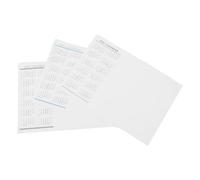 TOYANDONA 3 Pièces Calendrier Mural Adhésif A3 Non Daté en Papier, | Grandes Cases Vierges Réutilisables, Pose et Retrait Faciles, pour Chambre et Classe, Planification