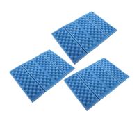 TOYANDONA 3 Pièces Coussin Pliant D'extérieur Xpe Triple | Mousse Isolante, Format Compact à Emporter, Usage Herbe ou Sable, pour Spectateurs et Campeurs
