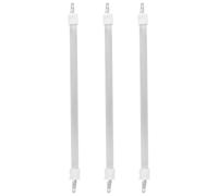 TOYANDONA 3 Pièces Élément Chauffant en Quartz Infrarouge 26cm | Tube de Remplacement Blanc, Céramique et Quartz, Installation Simple, Usage Chambres et Bureaux