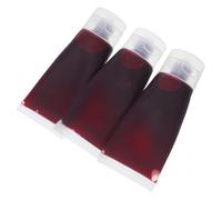 TOYANDONA 3 Pièces Fake Blood Washable Thick Realistic For Halloween Vampire Cosplay Prank Drama Face Clothes Safe To Skin And Fabrics