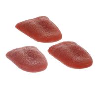 TOYANDONA 3 Pièces Fake Tongues Prank Props Realistic Stretchy Tongue Models for Halloween Party Scary Decoration