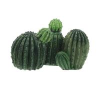 TOYANDONA 3 pièces Faux Cactus Résine Plantes Artificielles pour Décoration Intérieure et Micro Paysage DIY pour Créativité et Décor Naturel