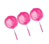 TOYANDONA 3 pièces Filets à Insectes Extensibles Outils de Amusants pour Garçon Fille Plein Air Rose Filets de Capture Acier Inoxydable