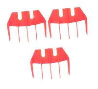 TOYANDONA 3 Pièces guide de la tondeuse pour les moutons guide de cisaillement de toilettage animaux de ferme tondeuse mouton tondeuse pour mouton guide de rasage pour chèvre Plastique rouge