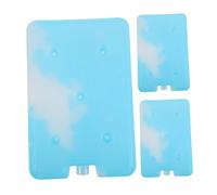 TOYANDONA 3 Pièces Ice Packs Reusable Large Capacity Freezer Blocks for Lunch Box Cooler Leakproof Fresh Keeping Ice Cases for Outdoor Picnics Camping and Food Transport