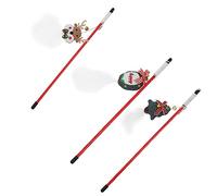 TOYANDONA 3 Pièces Jouets Interactifs pour Bâtons de Teasing avec Cloche Stimulez Instinct de Chasse de Votre Animal