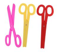 TOYANDONA 3 Pièces Jumbo Clown Shear Scissor Party Prop Oversized Plastic Halloween Fake Scissors For Stage Performance Circus And Carnival Themes