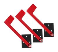 TOYANDONA 3 Pièces Kit de Drapeau de Boîte aux Lettres Rouge en Métal, | Remplacement pour Boîte aux Lettres, Visibilité des Deux Côtés, Installation Facile, Usage Extérieur, Solide