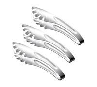 TOYANDONA 3 pièces Lot de Pinces Spaghetti Acier Inoxydable Épaisses Pinces Cuisine Multifonctions Résistantes Chaleur Service Salade Pâtes Fruits