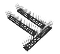 TOYANDONA 3 pièces Lot de Piques Anti-Oiseaux Extérieur Plastique Noir Protection Jardin Pigeons Corbeaux et Rongeurs Facile à Installer sur Clôtures et Balcons