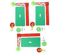 TOYANDONA 3 Pièces Maquette De Poulie pour Éducation Scolaire Garçon Fille De Poulies Et Supports Robustes Jouet Apprentissage pour Expérimentations Physiques Et Mécaniques Modèle De Poulie