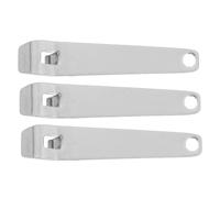 TOYANDONA 3 pièces Ouvre-flacons Acier Inoxydable Décapsuleur Portable Ergonomique Outil Compact pour Médicaments et Bouteilles