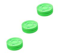 TOYANDONA 3 pièces Palet de Hockey Réutilisable Rondelle Entraînement Robuste pour Hockey Glace et Roller Améliore la Maîtrise Technique