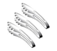 TOYANDONA 3 pièces Pince Spaghetti Acier Inoxydable Épaisse Lot de Pinces Multifonctions pour Service de Salade et Légumes Résistantes Chaleur pour Cuisine et Buffet