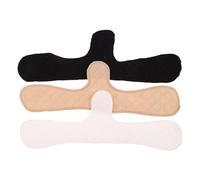 TOYANDONA 3 Pièces Protège-soutien-gorge Coton Coussinet Absorbant Anti-transpiration, Forme Ergonomique, Respirant, Invisible, pour Mamans Allaitantes, Usage Quotidien et Post-partum