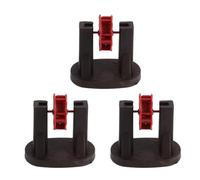 TOYANDONA 3 Pièces Roue à Eau pour Aquarium Rouge en Plastique, Décor Réaliste