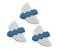 TOYANDONA 3 Pièces Serrure De Porte En Verre Protections De Fenêtre Pour Enfants Porte De Sécurité Pour Enfants Couvercle De Bouton De Porte Pour Enfant Bouchon De Fenêtre Verrou Porte Blue