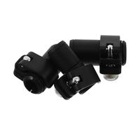 TOYANDONA 3 Pièces Serrure Externe du pôle de randonnée pièces de de Marche Clips pour bâtons de Marche pliants Accessoires de randonnée Partie de Poteau Alliage d'aluminium Noir