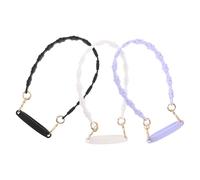 TOYANDONA 3 Pièces Silicone Water Bottle Handle Strap Portable Removable Cup Strap with Secure Ring for Travel Outdoor Gym