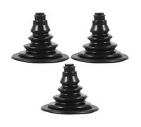 TOYANDONA 3 Pièces Soufflets de Protection Caoutchouc Étanches et Résistants pour Câbles de Direction Gaine de Câble pour Bateaux Yachts Voitures et Motor Boats