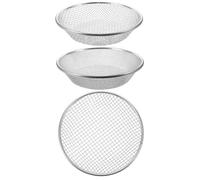 TOYANDONA 3 Pièces Tamis de Jardinage pour Terre et Compost 1/8 1/4 3/8 en Fer