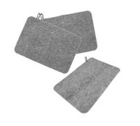 TOYANDONA 3 Pièces Tapis de Sauna Feutre Épais Antidérapant Coussin Absorbant pour Spa et Bain Isolation Thermique pour Salle de Bain