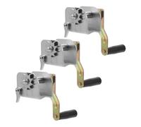 TOYANDONA 3 Pièces Tendeur de Filet Manuel à Manivelle en Métal Robuste 62x43x51 Mm pour Volley-Ball, Badminton et Tennis - Outil de Tension Portable pour Installation Rapide en Extérieur