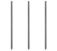 TOYANDONA 3 Pièces Tige pour Crochet de Jardinier Fileté 12 Pouces Noir | Fer Métal, Assemblage sans Outil et Fixation Sûre, pour Jardiniers et Amateurs D’oiseaux en Extérieur