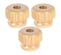 TOYANDONA 3 Pièces Vis à Tête Moletée en Métal pour Levier de Soupape de Cor Français et Trombone, Installation Facile, Résistance à L'usure, Accessoires pour Musiciens
