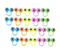 TOYANDONA 30 pièces Anneaux Yeux Mobiles pour Doigts Interactif Éducatif Garçon Fille Filles Garçons Cadeau Ludique
