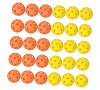 TOYANDONA 30 Pièces Balles Perforées pour Entraînement pour Pratique Intérieure et Extérieure Résistantes à Usure Matériau PE Durable Convient à Tous