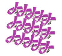 TOYANDONA 30 Pièces Broches Ruban Anti-violence De Petite Épingle à Ruban Broche Caritative Pour Activités Spéciales Insigne Épingle