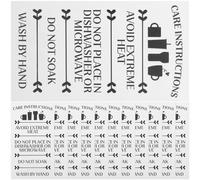 TOYANDONA 30 Pièces Cartes Instructions de Soin pour Gobelet Verre Cartes Compactes et Écologiques pour Guide Entretien Mug Inserts Pratiques pour Clients