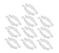 TOYANDONA 30 pièces Clips de Cage pour Lapin et Hamster Connecteurs Plastique Détachables pour Enclos Animaux Accessoires Sécurisés pour Petites Cages Blanc Fixation Stable et Portable
