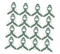 TOYANDONA 30 Pièces Clips de Fixation Jardin Réutilisables pour Plantes Grimpantes Maintien Solide pour Orchidées et Vignes Kit de Pinces de Support Vertes Grandes
