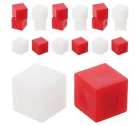 TOYANDONA 30 Pièces Cubes Mathématiques en Plastique pour t Maison | Surface Lisse, Forme Cube, pour Manipuler les Notions, Usage École ou Instruction à Domicile